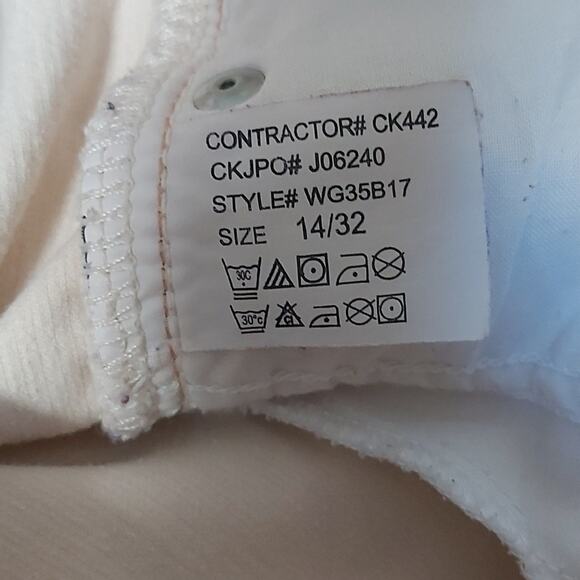 Calvin Klein Corduroy Flare Pants Size 14 - Picture 14 of 15